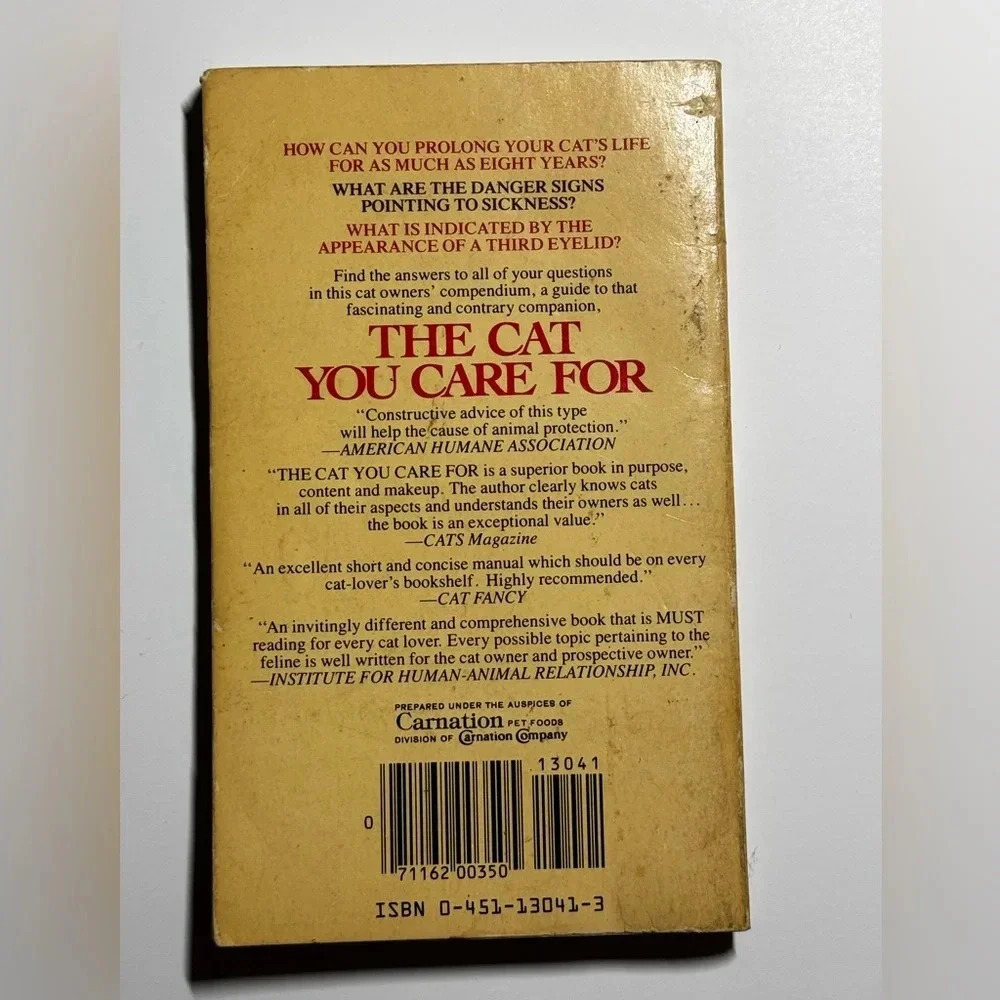 The Cat You Care For Book - Picture 2 of 2
